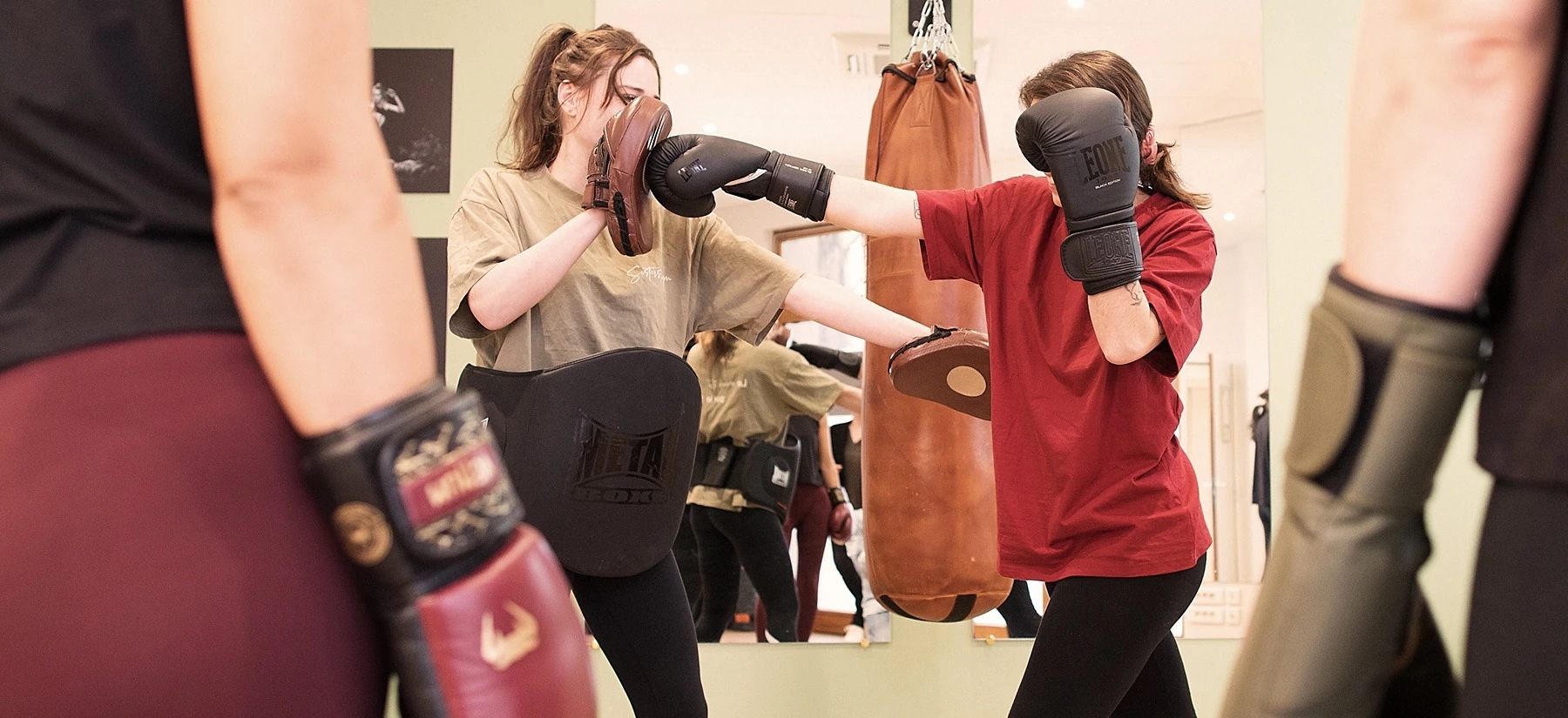 Cours collectif de boxe avec Sisters' Gym